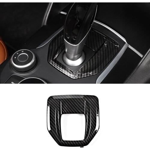 For Alfa Romeo Giulia Stelvio 2017-2019 ABS Plastic Center Console Gear Shift Panel Cover Trim Replacement Part