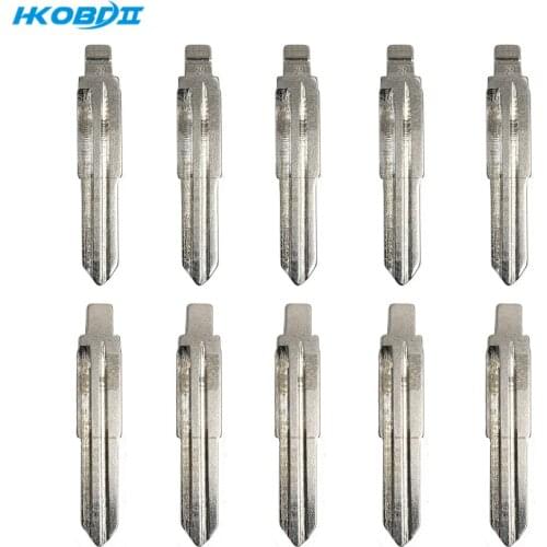 HKOBDII 10/50/100pcs Uncut HYN7R for Hyundai #29 NO.29 Blade 2-in-1 LiShi Car Key Blade with Scale With Marks KD JMD VVDI Blade