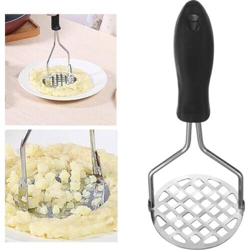 Stainless Steel Potato Masher Good Grips Smooth Potato Masher Ricer Puree Juice Maker Potatoes Crusher Fruit Tools