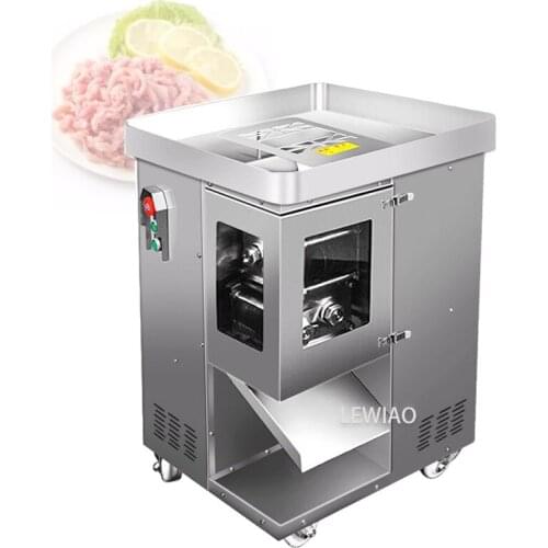 Commercial Meat Slicer Stainless Steel Automatic 550W*2Motor Shredder Slicer Dicing Machine Electric Vegetable Cutter