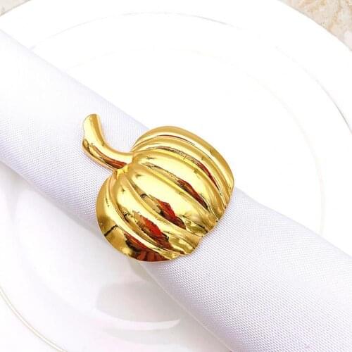 Lightweight 6Pcs Unique Halloween Party Serviette Buckles Holders Long Lasting Napkin Buckles Anti-rust for Table