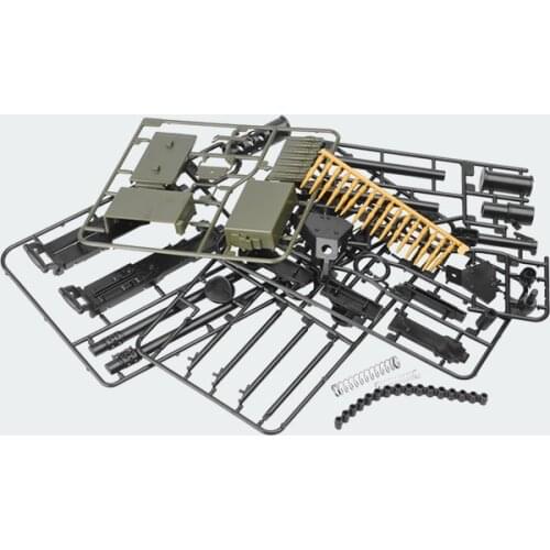 M2 Browning Heavy Machine Gun 1:6 Assembled 4D Model Decoration Military Educational Toy Boy Game Gift