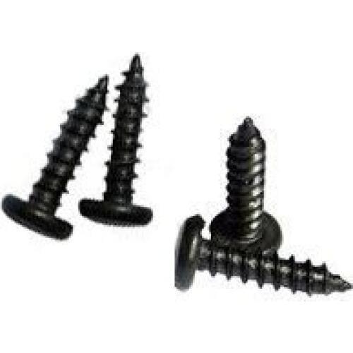 Wkooa M1.7x5 Black Miniature Screw Micro Screw Philips Round Head Self Tapping Screws