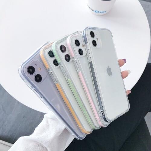 Soft TPU Phone Case For Etui iPhone 11 Pro Max SE 2020 6 6S 7 8 Plus X XR XS Max Soft TPU Back Case Coque