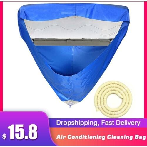 Room Wall Mounted Air Conditioning Cleaning Bag Split Air Conditioner Washing Cover For Air Conditioner For 1-1.5p/2P-3P