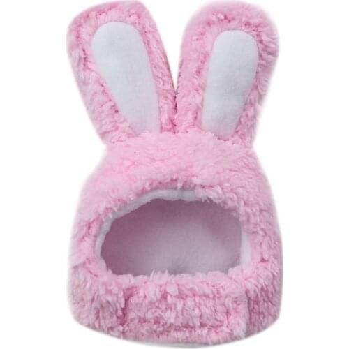 2021 New Funny Pet Dog Cat Cap Costume Warm Rabbit Hat New Year Party Cosplay Accessories Photo Props Headwear