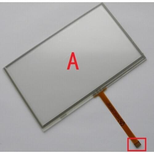 New 4.3 inch 4Wire Resistive Touch Panel Digitizer Screen For Prestigio Geovision 4100 4100BT
