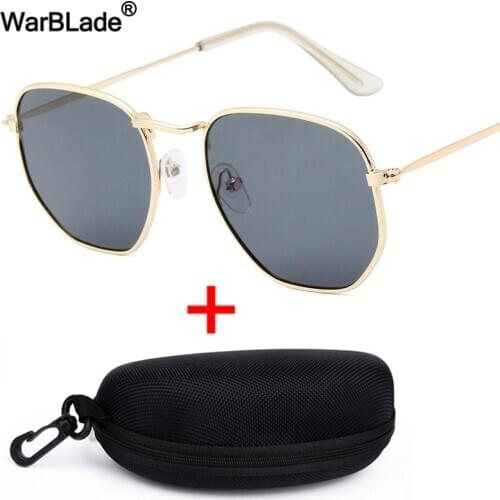 WarBLade Classic Metal Sunglasses Men Women Luxury Brand Design Sun Glasses UV400 Vintage Female Driving Outdoor Sports Eyewear
