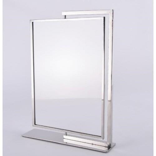 Shipping 360 Free Degree Rotation A4 Double-sided Poster Cafe Table Sign Advertising Promotion Desk Display Stand Rack