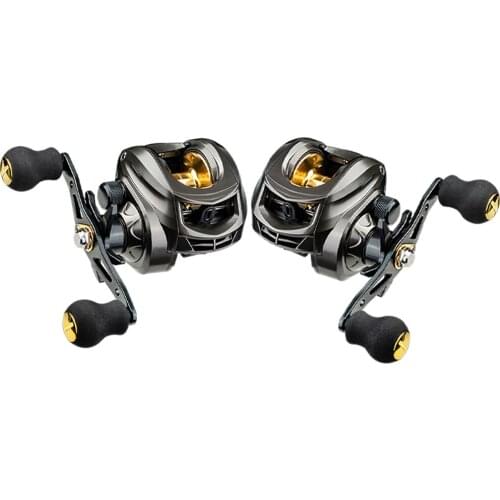 Fishing Reels, Reel Strong Corrosion Resistance Metal Saltwater Baitcasting Reel with Magnetic Braking System