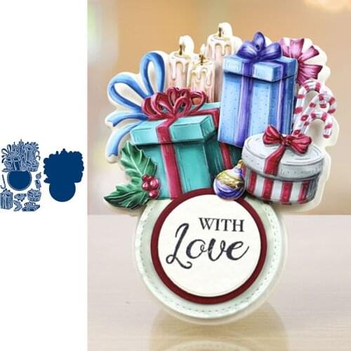 Seasonal Gift Box Metal Cutting Dies for Scrapbooking and Card Making New 2019 die cuts