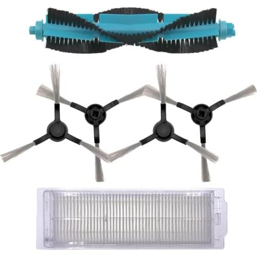 1 brush + 4 brushes + 1 HEPA robot sweeper accessory replaced with Viomi V2 V-RVCLM21B vacuum cleaner
