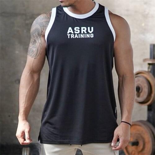 Gym Fitness Tank Top Quick Dry Vest Bodybuilding Sleeveless Shirt Gym Workout Exercise Sport Singlets Training Running Stringer