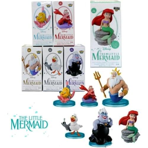 WCF The Little Mermaid Ursul KING TRITON World Collectable Figure Play Set toy figure