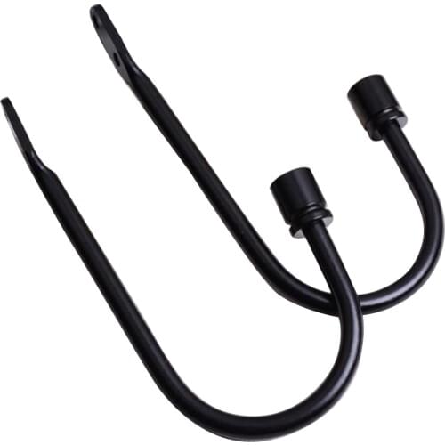 1Pair Curtain Holdbacks U-Shaped Hooks Decorative Wall Mounted Window Drapery Curtain Tiebacks with Screws