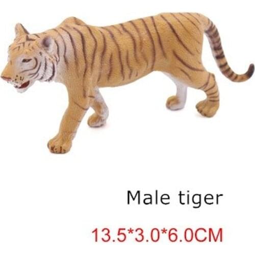 1Pcs Wild Zoo Farm Mini Animal Models Simulation Toy Rabbit Tiger Fox Deer Toy Figures for Chidlren Kids Gift
