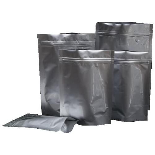 1000pcs/lot Reusable Stand Up Aluminum Foil Ziplock Bag Food Packaging Storage Bags Self-Sealing Zipper Bag Wholesale
