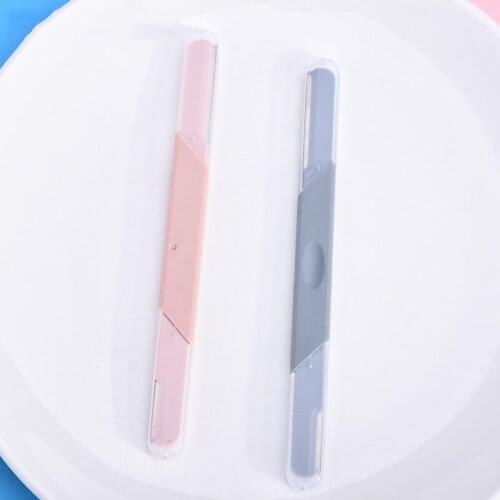 2-pack Double-head 4-blade Stainless Steel Macro Eyebrow Shaver Beginners Protective Nnet Blade Design Makeup Tool