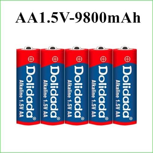 2021 new 1.5V brand AA rechargeable battery 9800mah 1.5V new alkaline rechargeable battery suitable for LED lamp toy mp3