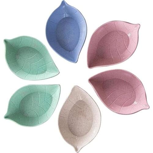 Wheat Straw Sauce Dish,Dipping Bowls, Mini Appetizer Plates,Soy Sauce, BBQ Sauce, Sushi or Seasoning,Tomato Sauce Vinegar