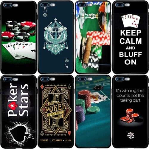 Phone Case for Xiaomi Redmi Note 10 9 9S 9A 8 8T 7 6 7A 6A 5A 5 A1 A2 A3 Pro Max Plus Lite Poker Casino