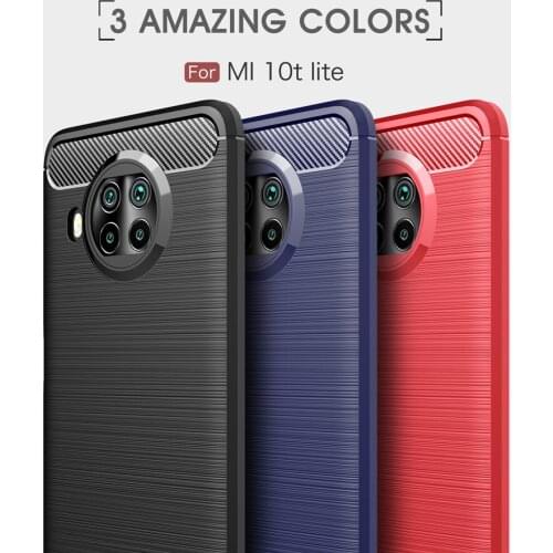 For Xiaomi Mi 10T Lite Case Luxury Full Soft TPU Silicone Cover ShockProof Case For Xiaomi Mi 10TLite Mi10T Phone Cases