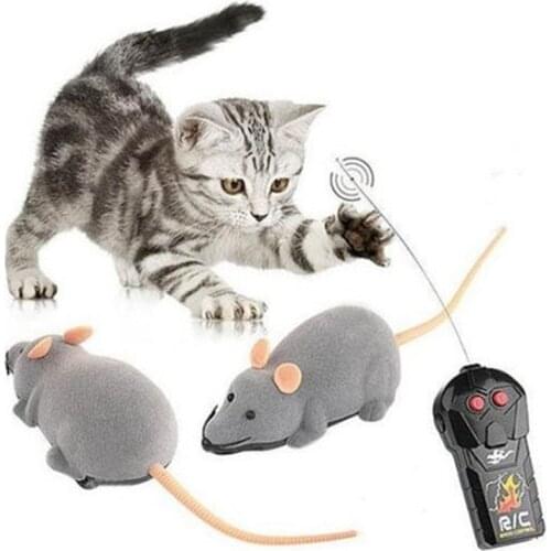 Hot Cat Toy Wireless Remote Control Electronic Rat Mouse Mice Toy For Cat Kitten Novelty Toy RC Simulation Mouse Pet Supplies