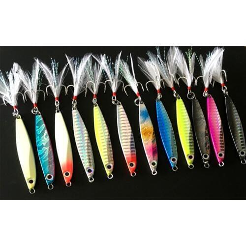 Hot Sale 8cm30g Metal Lure Fishing Spoon Freshwater Fishing Hard LureSliceJigBait Spoon Fishing Tackle Metal Jigging