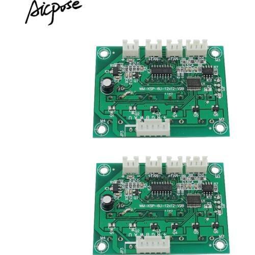 2Pcs/lots Motherboard 4/8 Channel Large Button 7x12W/6x12w/5x12w/12x12w LED PAR Motherboard Voltage 12-36V Par Led RGBW 4 in 1
