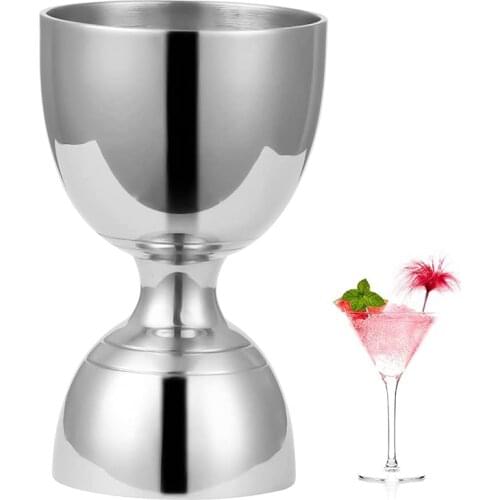 QUEENBAR Jigger Mixer Soda-fountain Bar Shaker Measuring Glass Dual Shot Drink Spirit Measure Jigger Kitchen Gadgets