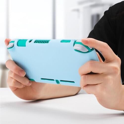 Soft Anti-Scratch Solid Color Gamepad Protective Cover for Nintendo Switch Lite Wear-resistant Anti-scratch Dustproof