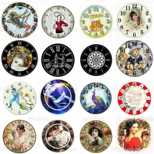 5D Diamond Painting Clock Pattern DIY Full Square Diamond Embroidery Kit Landscape Portrait Cartoon Time Home Decoration Crafts