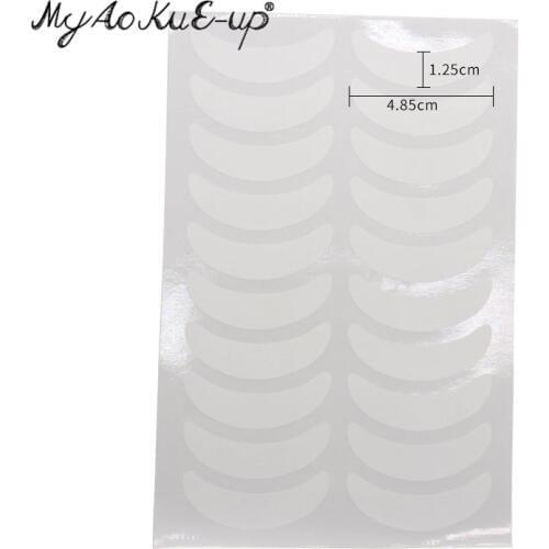Eye Stickers 50 pairs Paper Patches Under Eye Pads For False Eyelash Extension Patches Eye Tips Sticker Wraps Make Up Tools