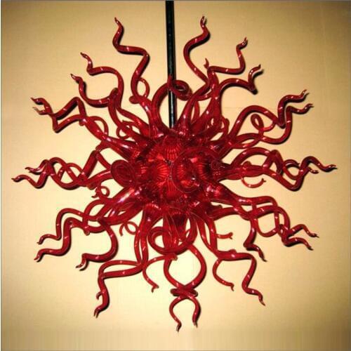 Wholesale Wedding Design Hand Blown Glass Chandeliers Christmas Gift Wrought Iron North Europe LED Creative Modo DNA