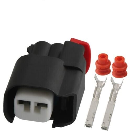 5pcs/lot 2 Pin Auto Air Conditioner Compressor Pump Connector ABS Sensor Plug For Ford Mondeo Focus 34062-0028