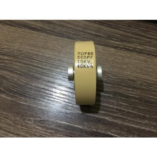 RDF60 500PF 10KV 40KVA high voltage high power ceramic dielectric capacitor high frequency machine high frequency accessories