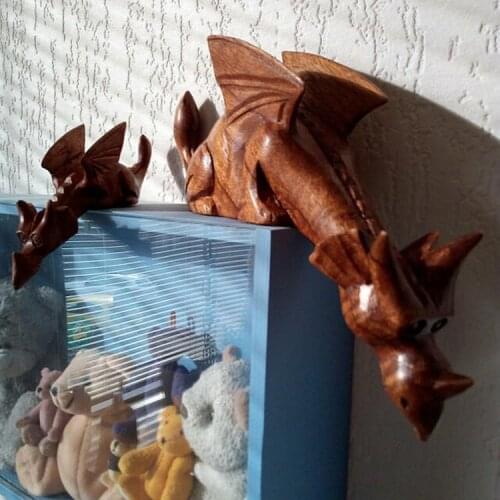 Dinosaur Resin Statuette Decoration Animal Sculpture Home Ornaments Crafts Wedding Gifts Garden Office Desktop Decor