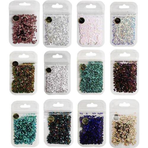 2.5 g DIY Glitter Drill Shiny Diamond Nail Sequin Sparkly Flakies Nail Art Decor Nail Jewelry nails jewelry accessoires new