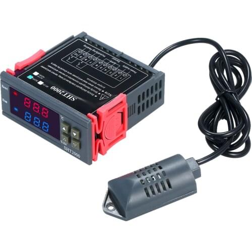 Digital Display Temperature&Humidity Controller Thermoregulator Thermostat Humidistat Therometer Hygrometer