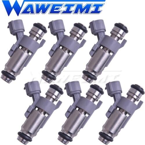 WAWEIMI Set Of 6 Fuel Injector Nozzle IPM-018 Injection Nozzle for Peugeot 1007 206 207 307 1.4 16v Citroen C3 C4