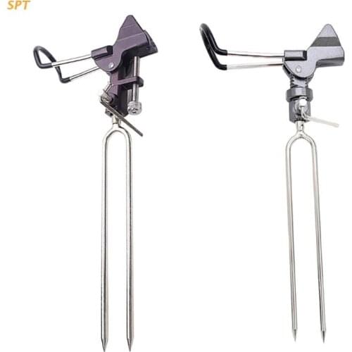 1 Piece Fishing Rod Holder 360 Degree Adjustable Fishing Rods Fix Rod Holder Folding Fish Rod Stand Accessories XX