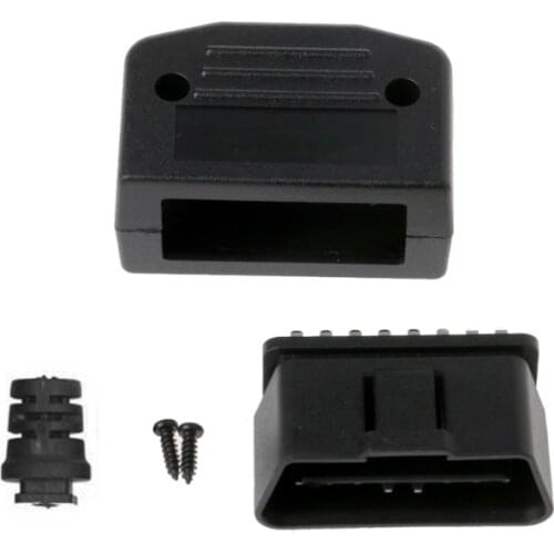 Car Auto OBD2 16 Pin Male Connector Plug Universal Car Diagnostic Tool Adapter