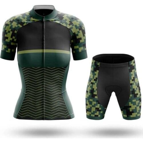 2021 Summer Womens cycling jersey set Professional Maillot ciclismo Cycling clothing Quick Dry summer short sleeved bike jersey