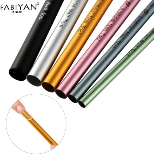 3/6Pcs Set Artificial Form Builder Tips Acrylic C Curve Shaping Curving Stick Tube French Rod Nail Art Tips UV Gel Manicure Tool