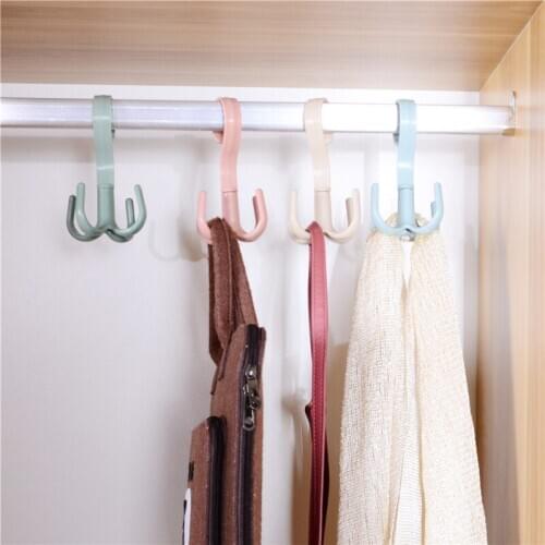 4Colors Plastic Strong Sticky Kitchen Cabinet Wall Cabinet Wardrobe Kitchen Storage Seamless House Hooks