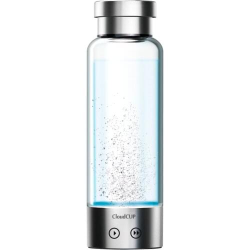 480ml Hydrogen-Rich Water Generator Cup Water Ionizer Maker Electrolysis Antioxidants Alkaline Japanese Titanium Hydrogen Bottle