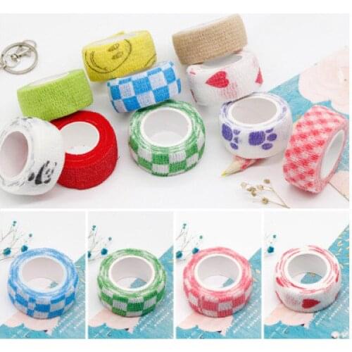 Finger bandage anti-wear writing sports finger protective tape cartoon non-woven elastic self-adhesive finger protective bandage