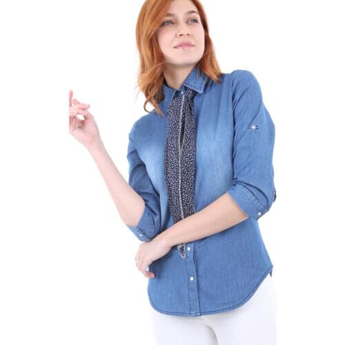 Womens Denim Shirts Bigdart China