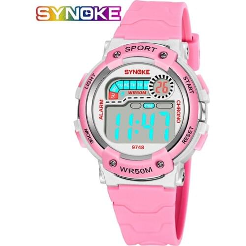 Synoke Digital Watch Children Watch Digital Fashion Watch Boys Girls Waterproof Watches Enfant Silicone Dropshipping