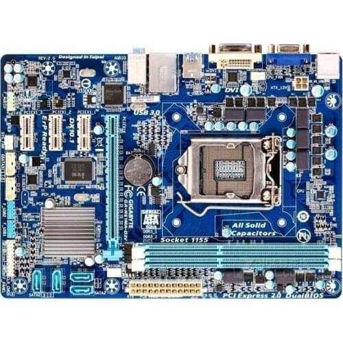 For Gigabyte GA-H61MA-D3V Original Used Desktop Motherboard H61MA-D3V H61 Socket LGA 1155 DDR3 Micro-ATX On Sale